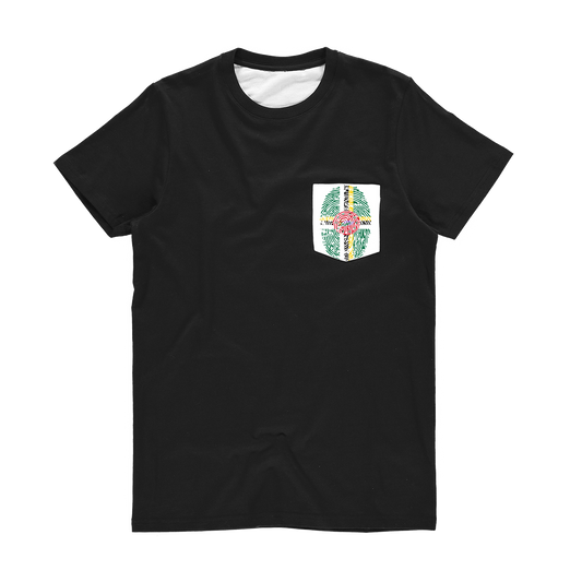 Dominica Fingerprint Classic Sublimation Pocket T-Shirt