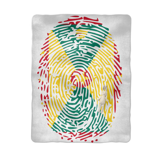 Grenada Fingerprint Sublimation Baby Blanket