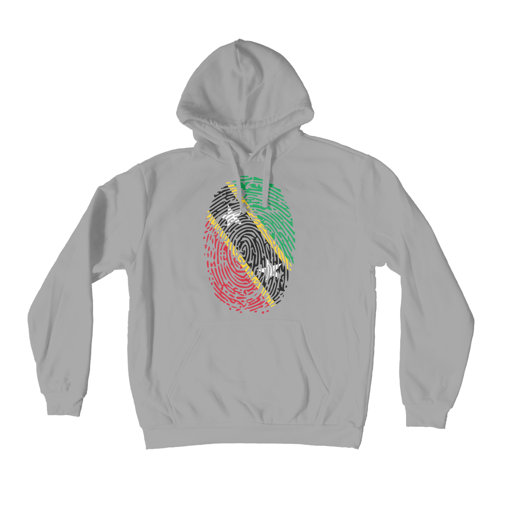 Saint Kitts and Nevis Fingerprint Bahamas Premium Adult Hoodie