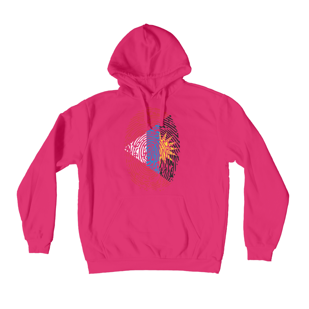 Antigua and Barbuda-Fingerprint Bahamas Premium Adult Hoodie