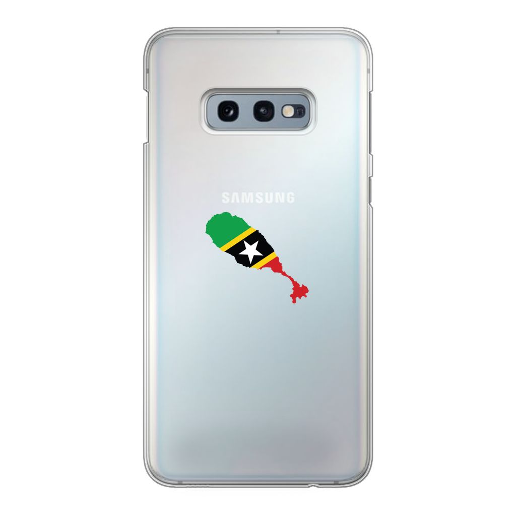 ST. KITTS & NEVIS Back Printed Transparent Hard Phone Case