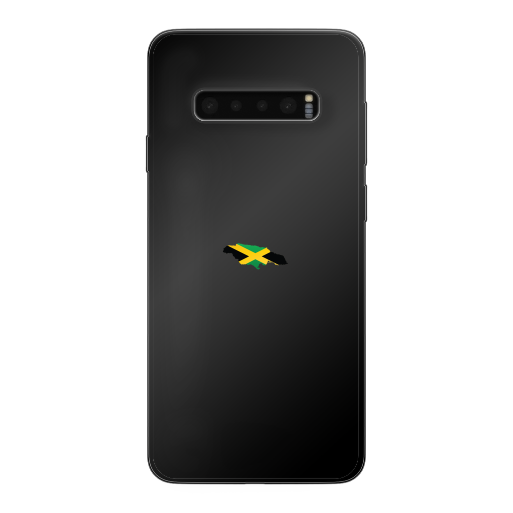 Jamaica Back Printed Black Soft Phone Case