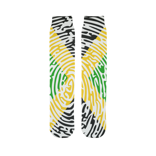 Jamaica-Fingerprint Sublimation Sock