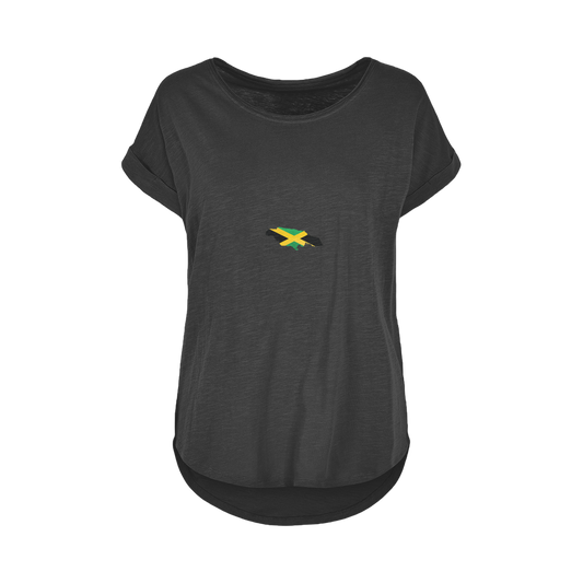 Jamaica Women's Long Slub T-Shirt XS-5XL