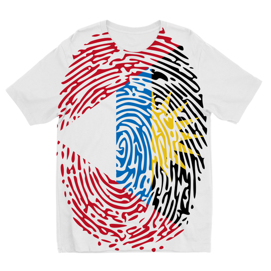 Antigua and Barbuda-Fingerprint Sublimation Kids T-Shirt