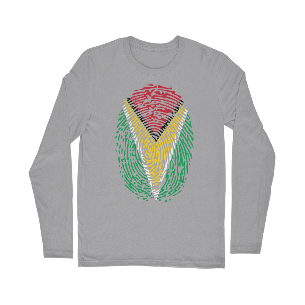 Guyana-Fingerprint Classic Long Sleeve T-Shirt