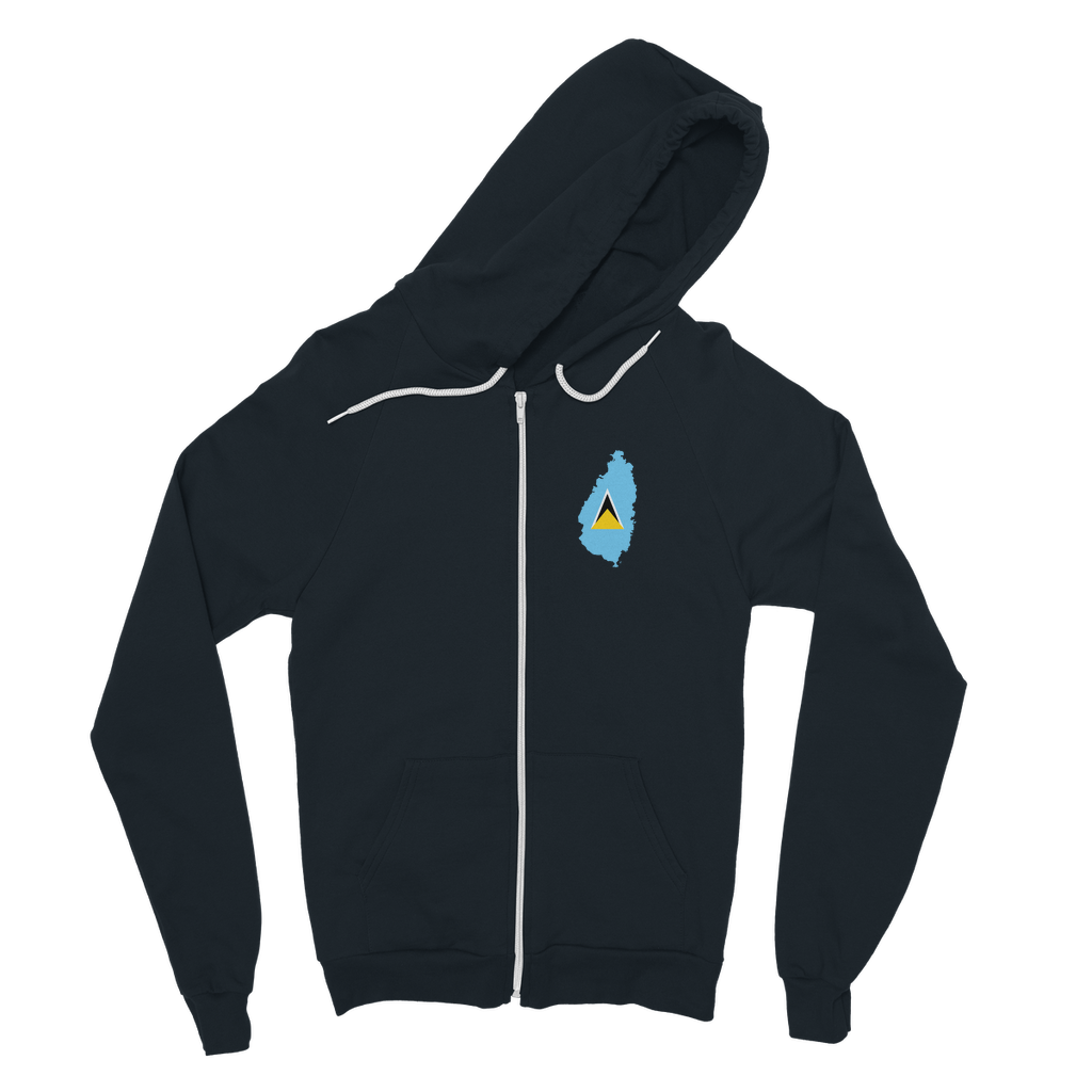 ST. LUCIA Classic Adult Zip Hoodie