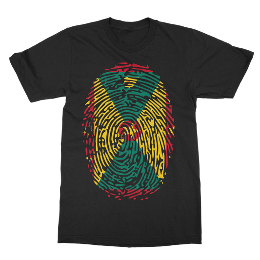 Grenada Fingerprint T-Shirt Dress