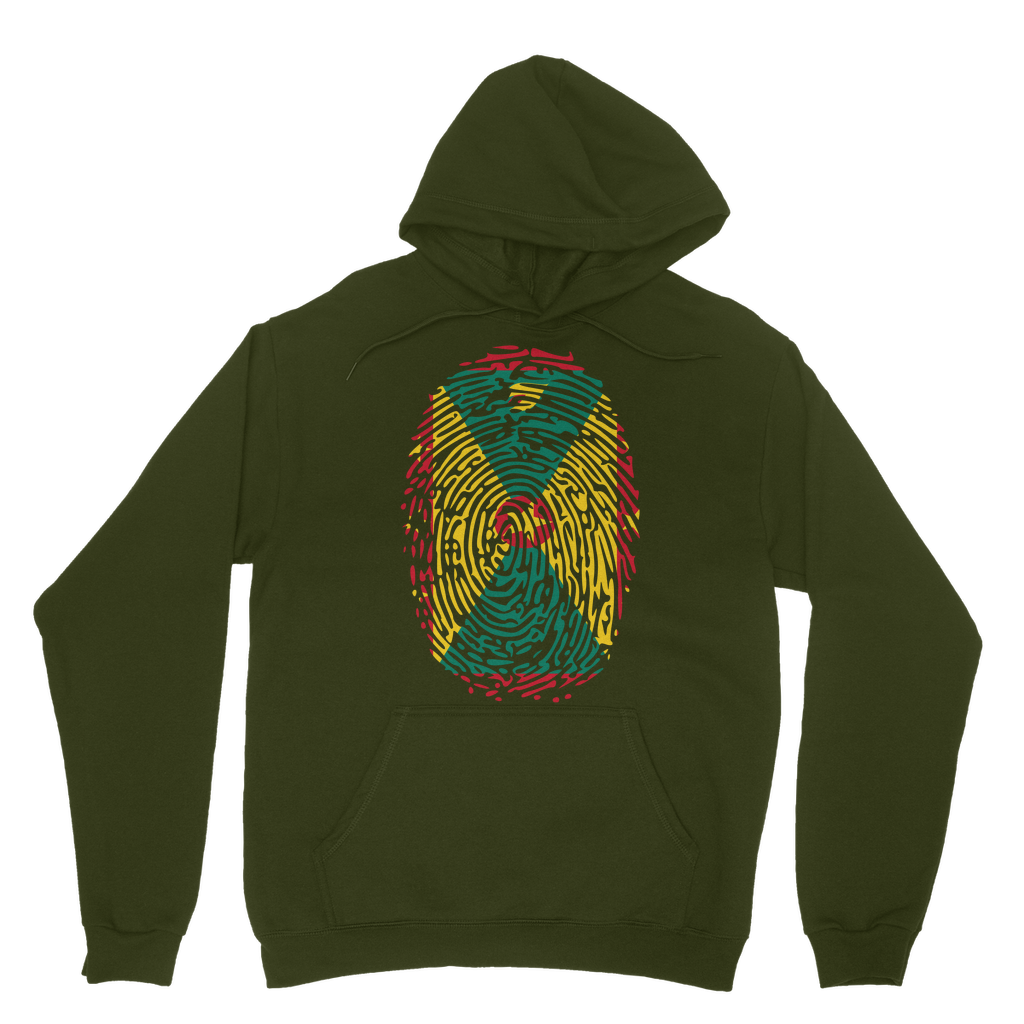 Grenada Fingerprint Classic Adult Hoodie