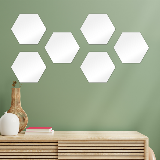 BAHAMAS Hexagon Wall Tiles Set of 6