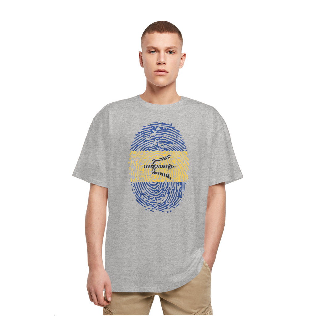 Barbados-Fingerprint Heavy Oversized T-Shirt