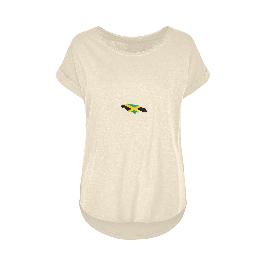 Jamaica Women's Long Slub T-Shirt XS-5XL
