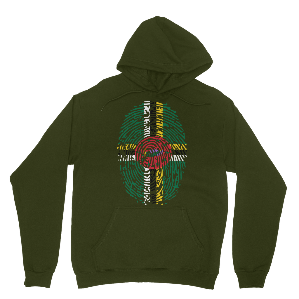 Dominica Fingerprint Classic Adult Hoodie