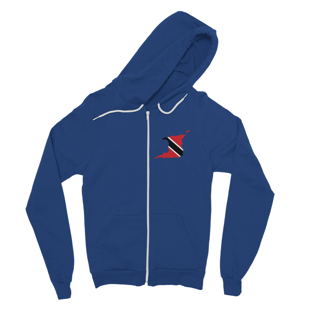 Trinidad Map Classic Adult Zip Hoodie