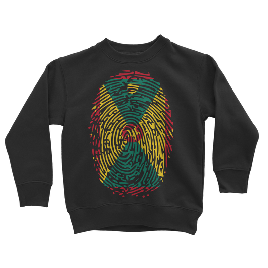 Grenada Fingerprint Classic Kids Sweatshirt