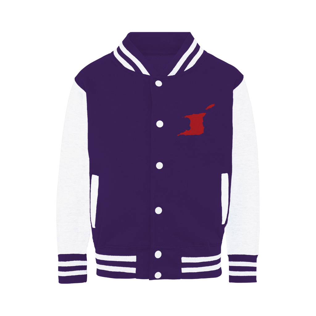 Trini and Tobago Map Varsity Jacket