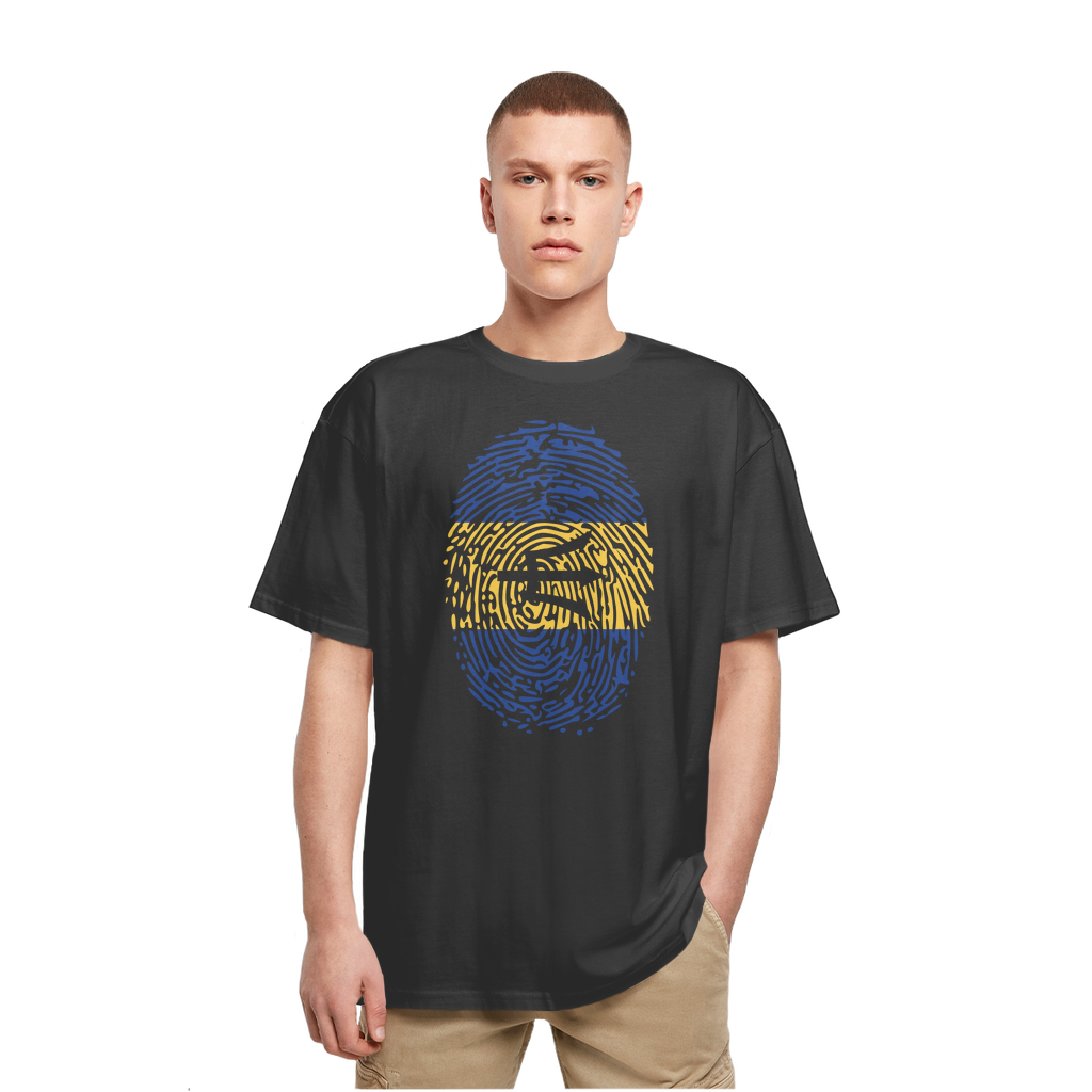 Barbados-Fingerprint Heavy Oversized T-Shirt