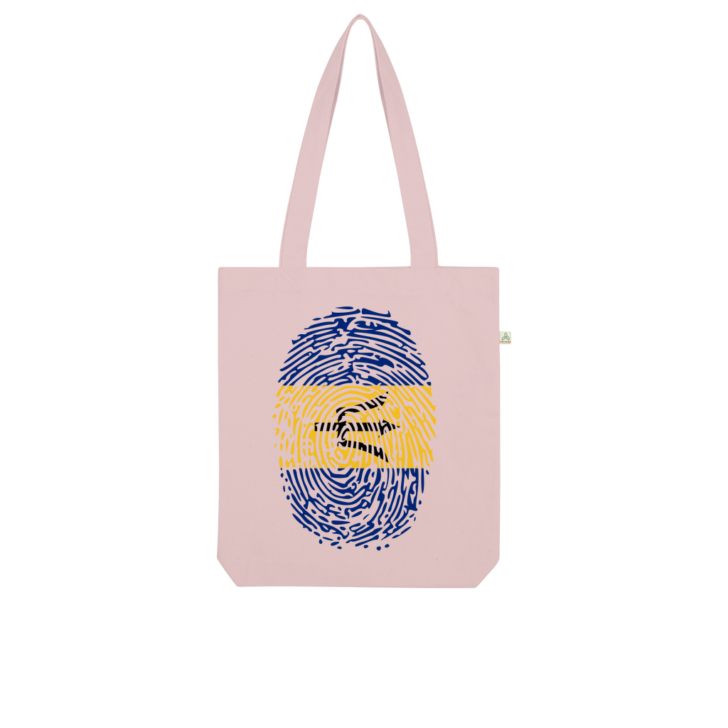 Barbados-Fingerprint Organic Tote Bag