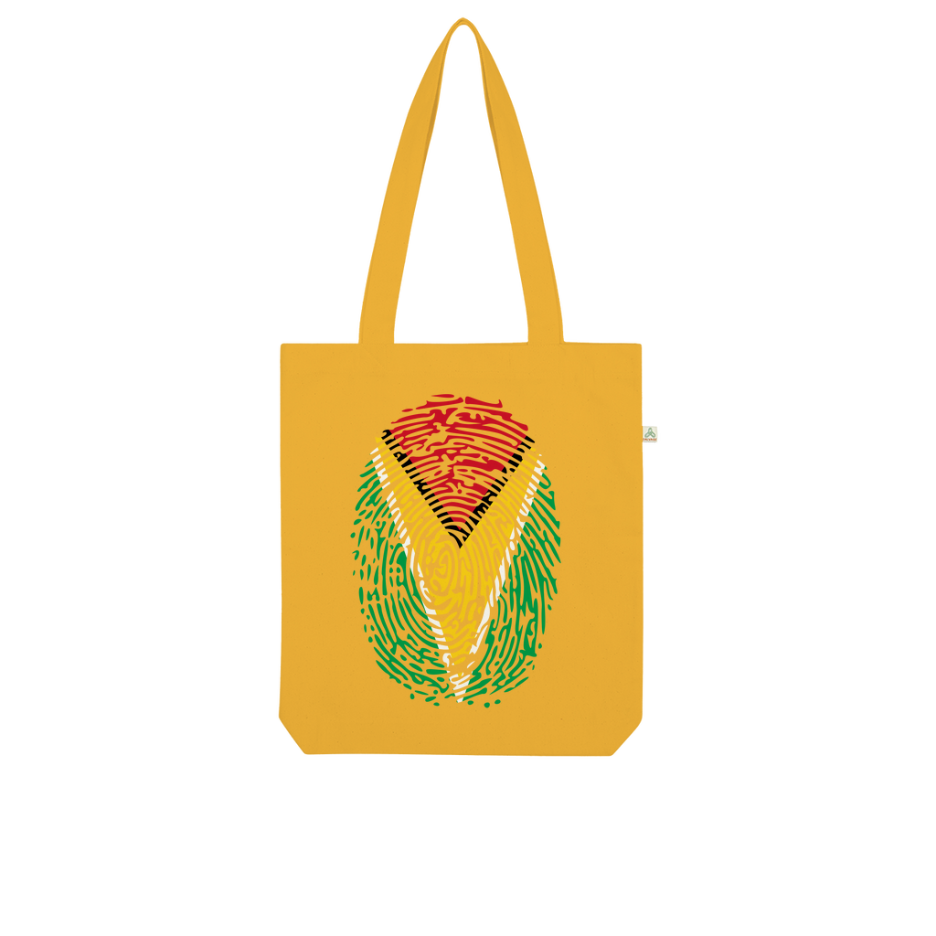 Guyana-Fingerprint Organic Tote Bag