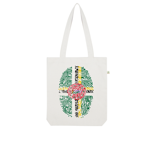 Dominica Fingerprint Organic Tote Bag