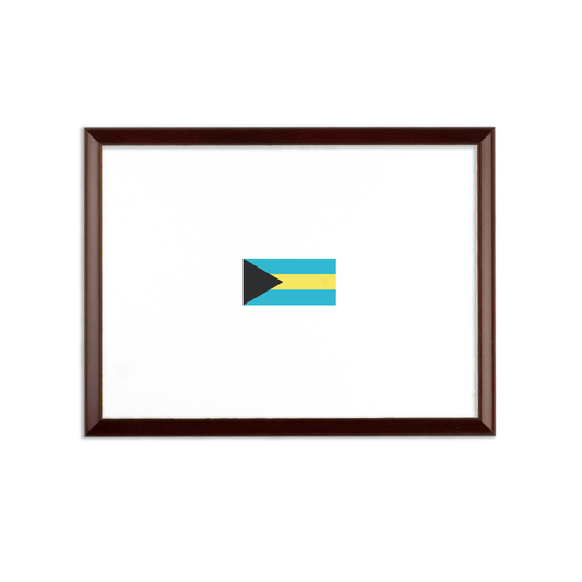 BAHAMAS Sublimation Wall Plaque