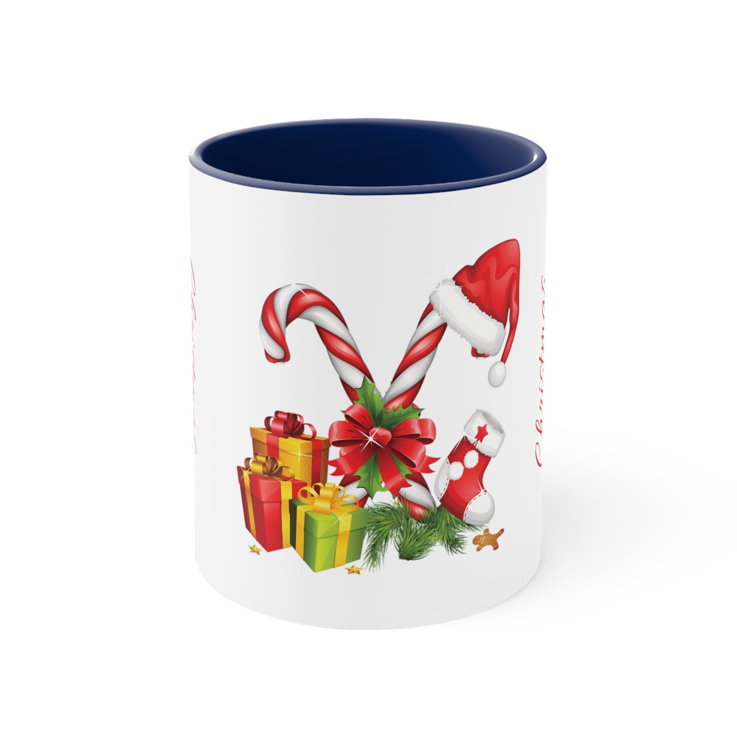 Christmas Spirits Accent Coffee Mug, 11oz