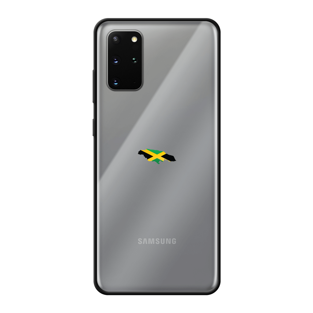 Jamaica Back Printed Black Soft Phone Case