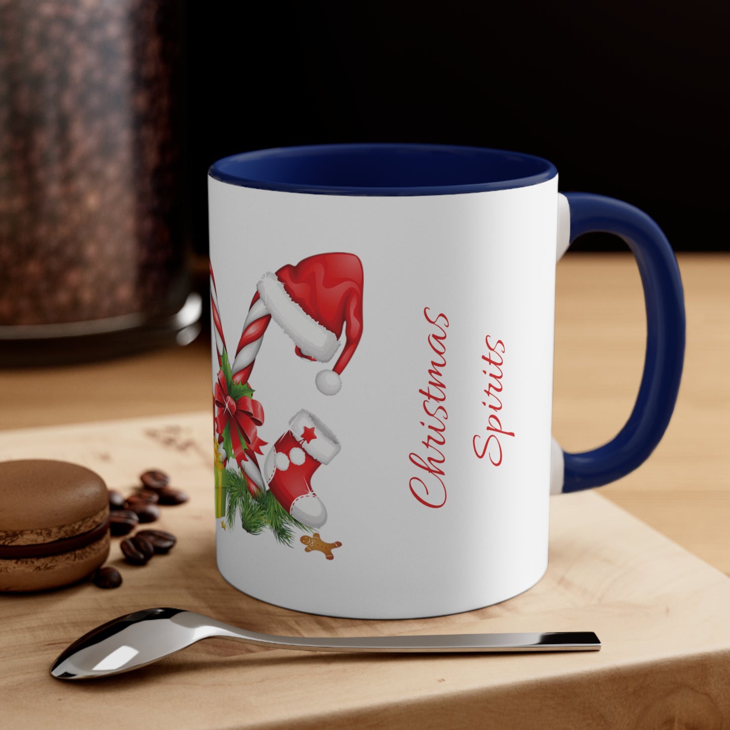 Christmas Spirits Accent Coffee Mug, 11oz