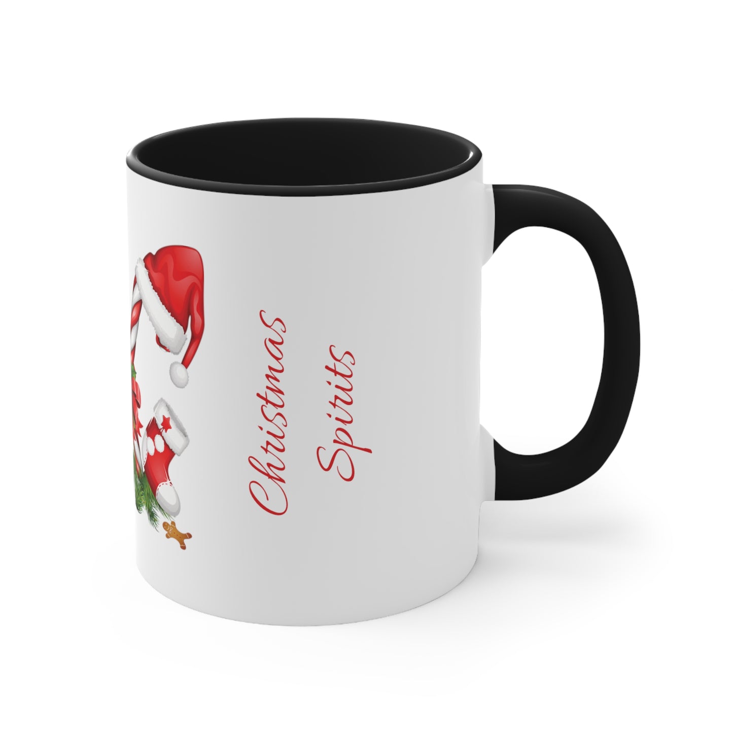 Christmas Spirits Accent Coffee Mug, 11oz