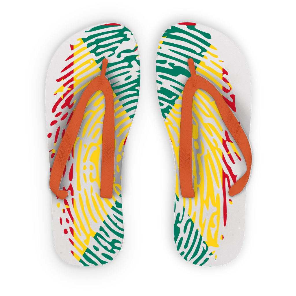 Grenada Fingerprint Kids Flip Flops