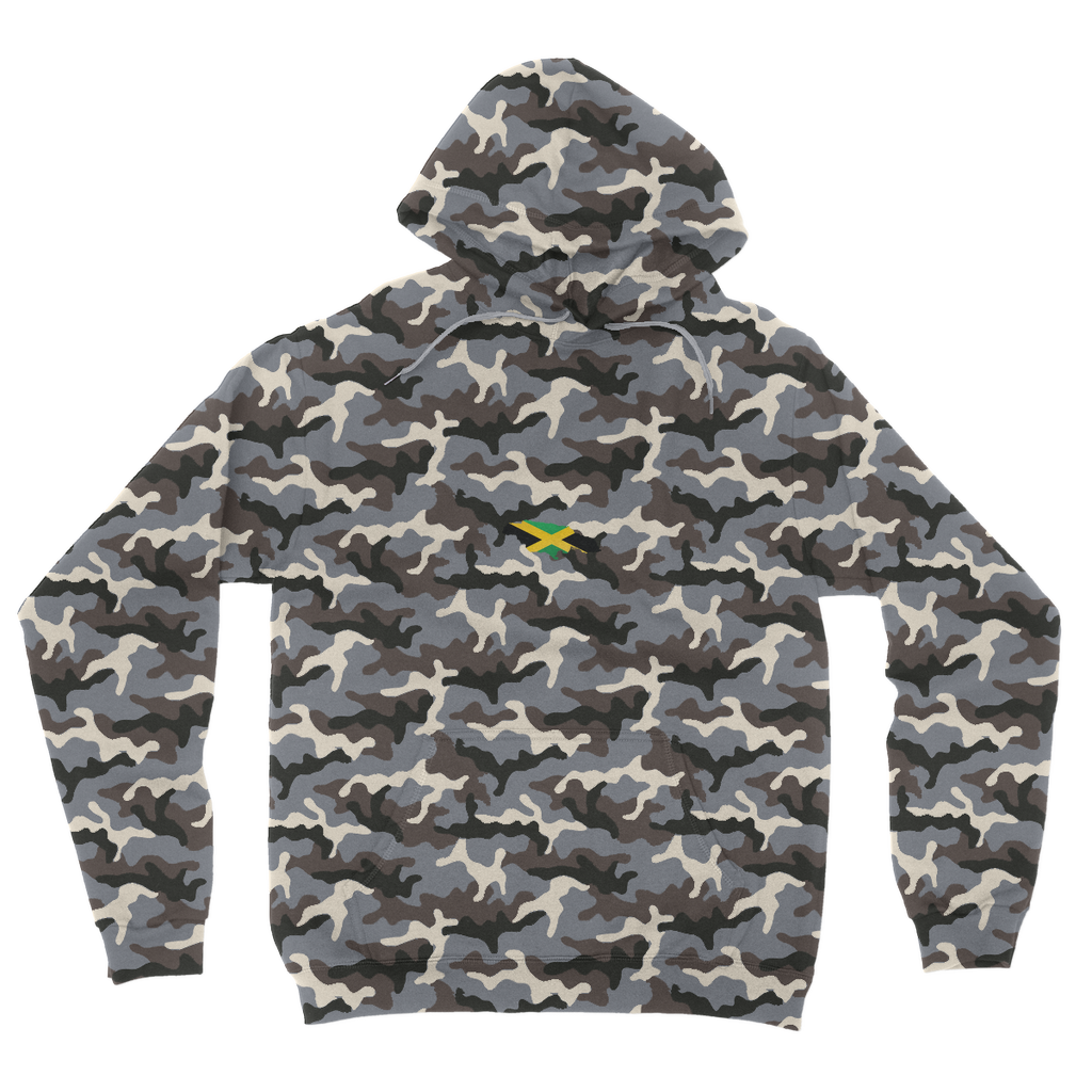 Jamaica Camouflage Adult Hoodie