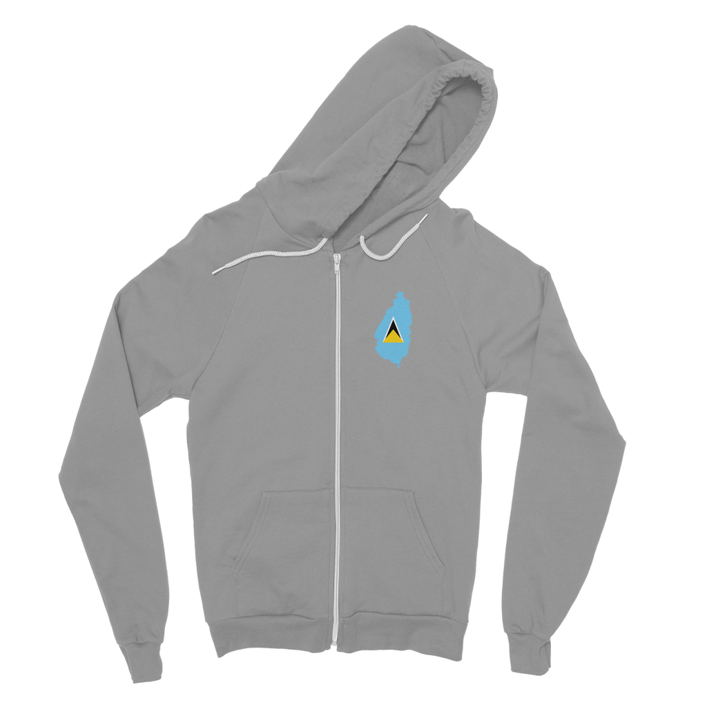 ST. LUCIA Classic Adult Zip Hoodie