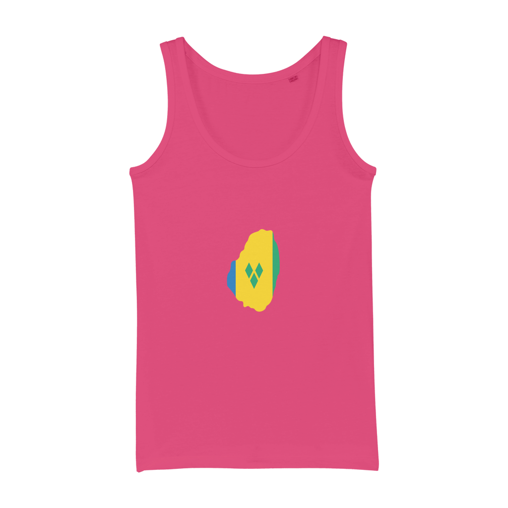 ST. VINCENT & THE GRENADINES Organic Jersey Womens Tank Top