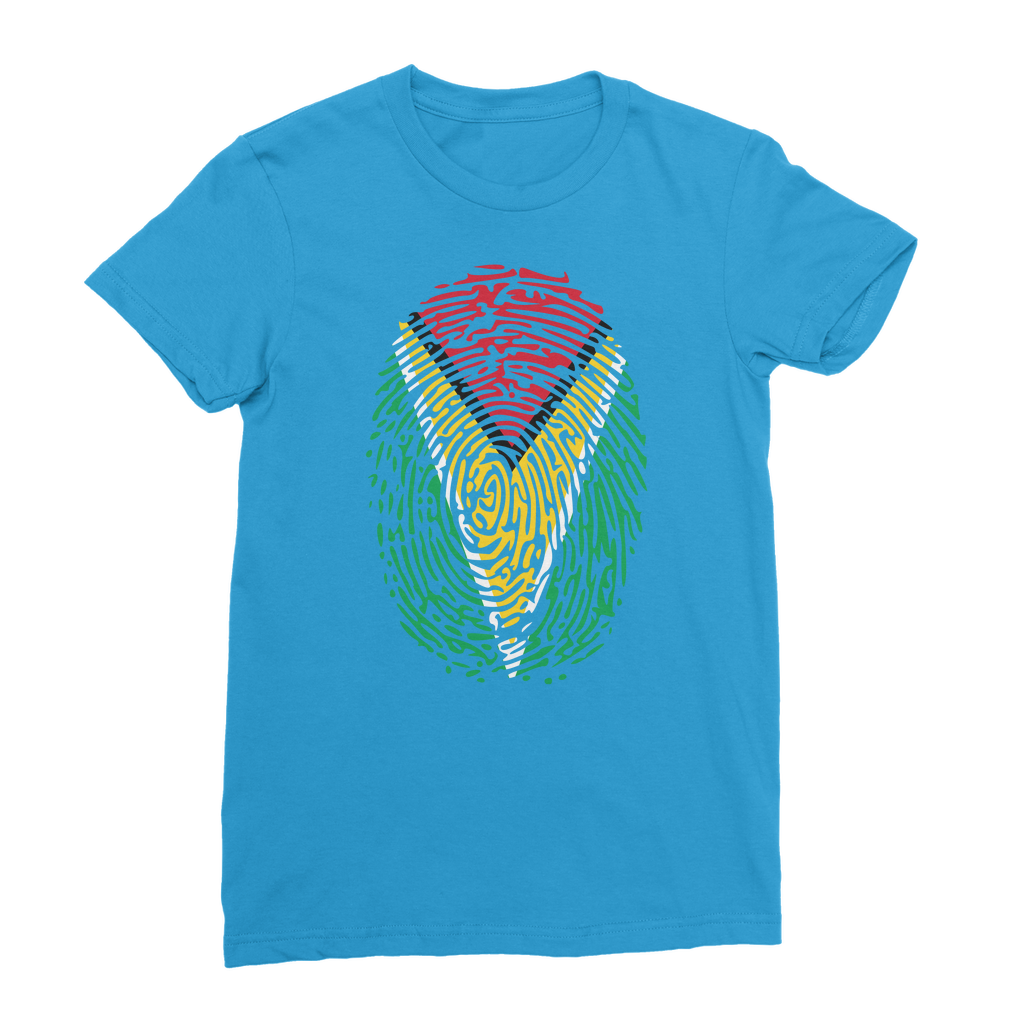 Guyana-Fingerprint Classic Women's T-Shirt