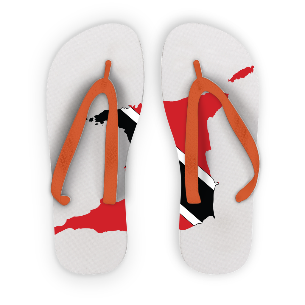 Trinidad Map Adult Flip Flops