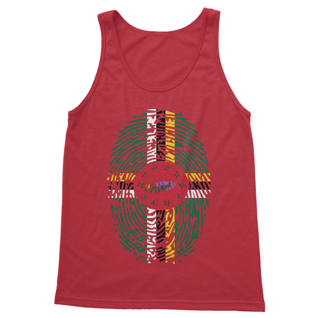 Dominica Fingerprint Classic Adult Vest Top