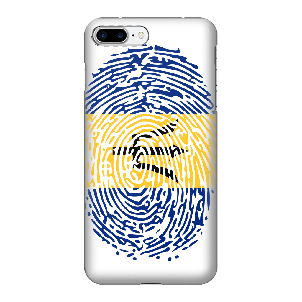 Barbados-Fingerprint Fully Printed Tough Phone Case