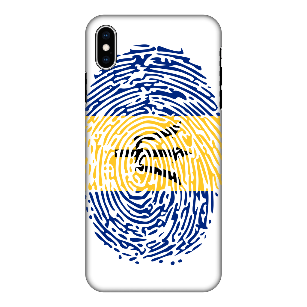 Barbados-Fingerprint Fully Printed Tough Phone Case