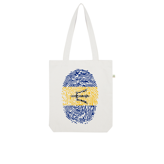 Barbados-Fingerprint Organic Tote Bag