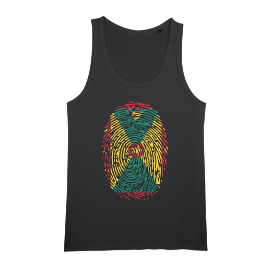 Grenada Fingerprint Organic Jersey Unisex Tank Top