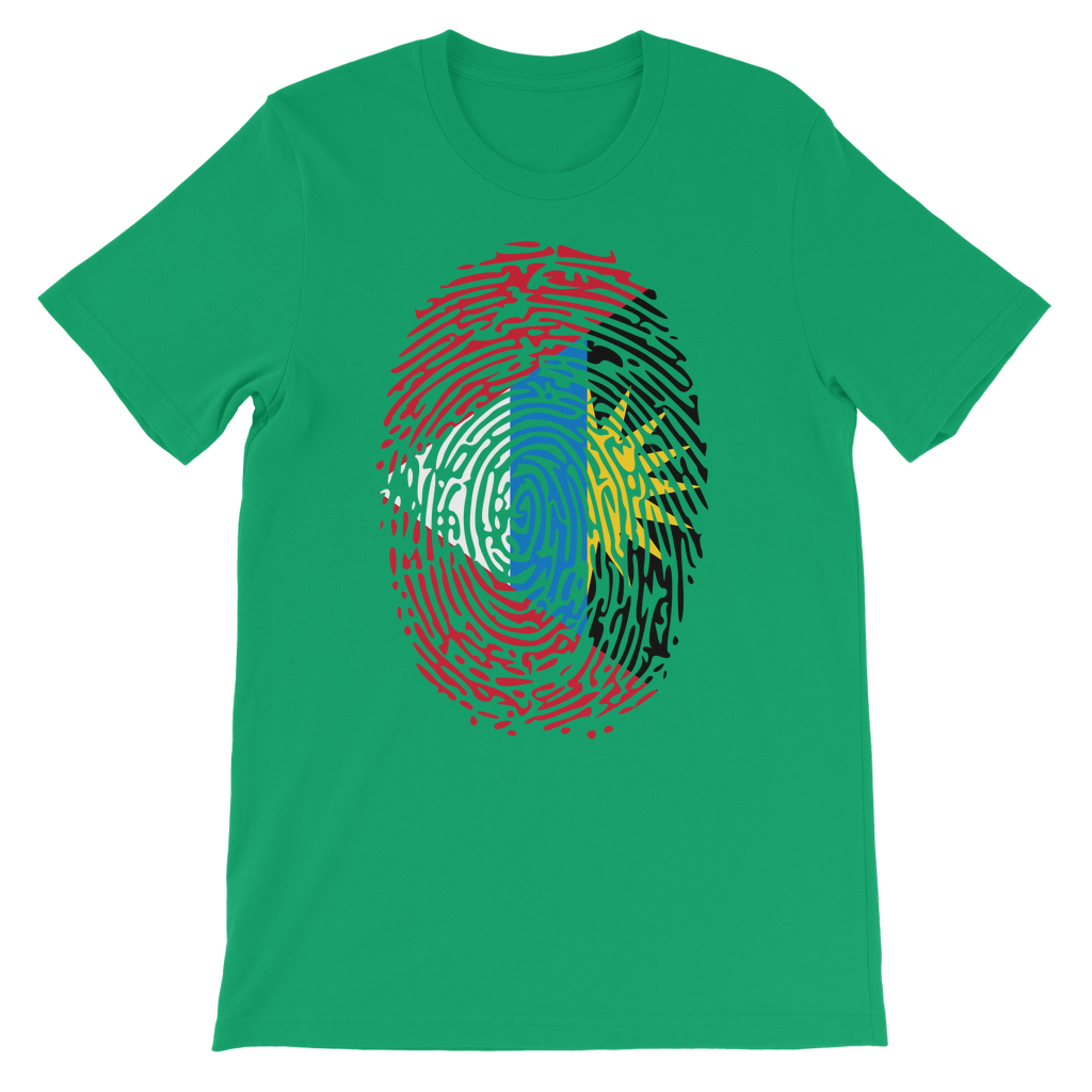 Antigua and Barbuda-Fingerprint Premium Kids T-Shirt