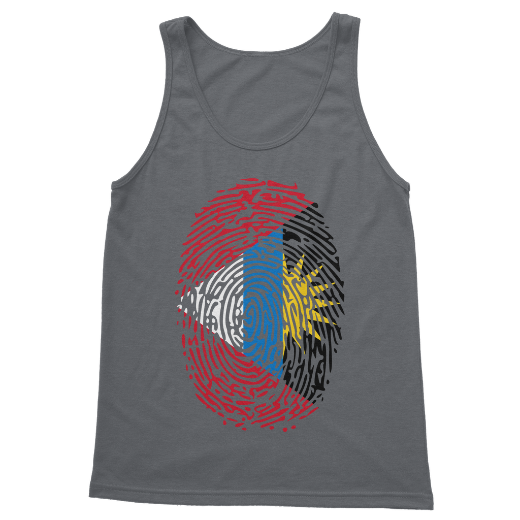 Antigua and Barbuda-Fingerprint Classic Adult Vest Top