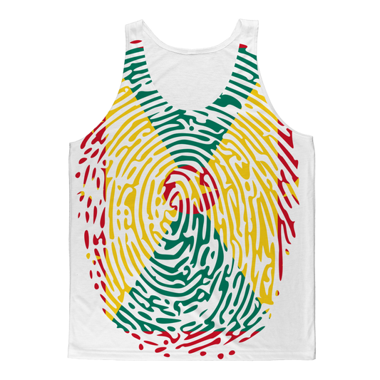 Grenada Fingerprint Classic Sublimation Adult Tank Top