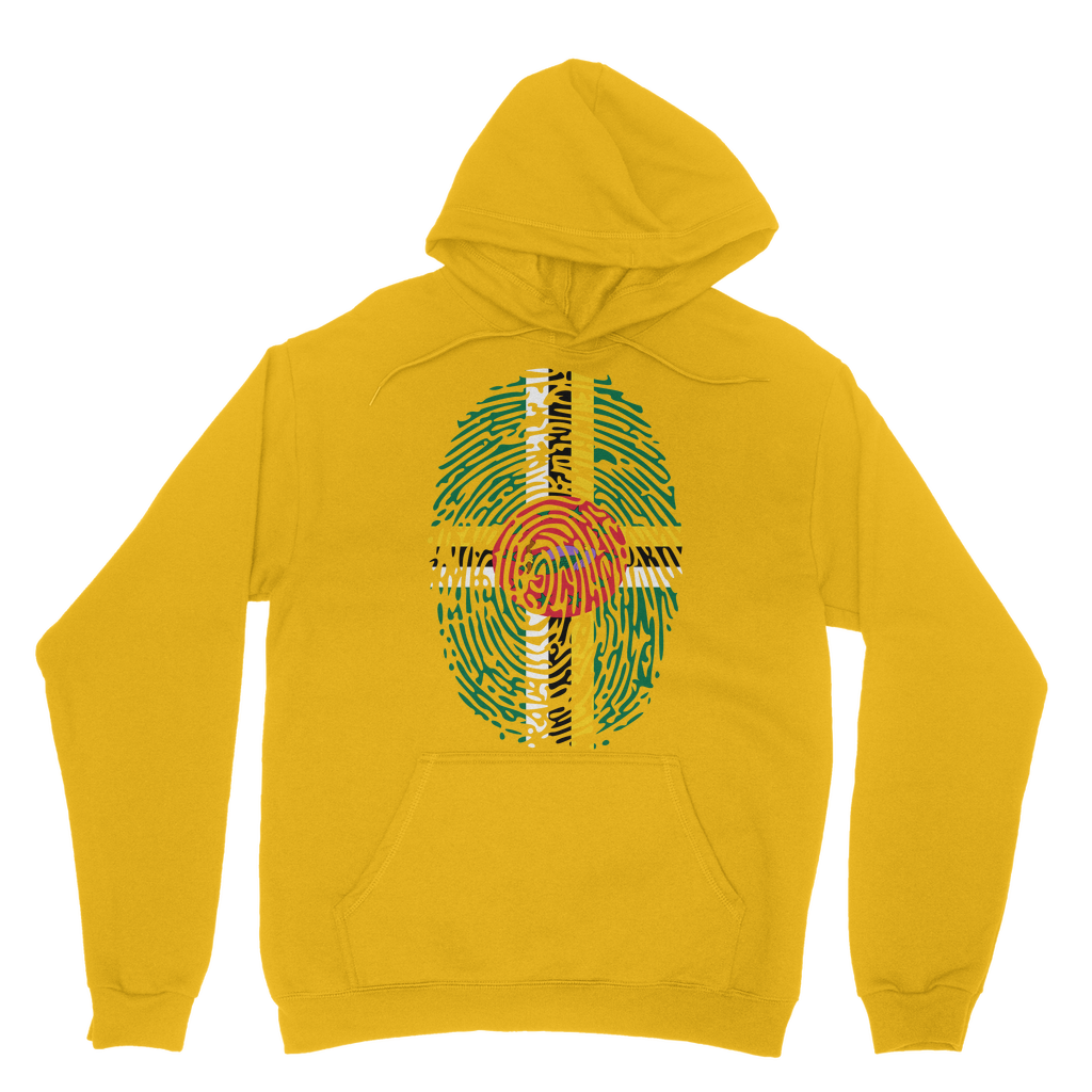 Dominica Fingerprint Classic Adult Hoodie