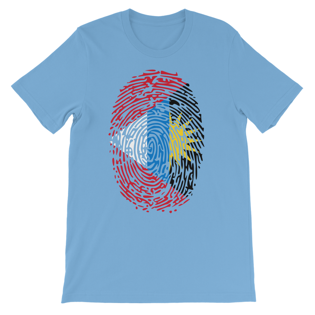 Antigua and Barbuda-Fingerprint Premium Kids T-Shirt