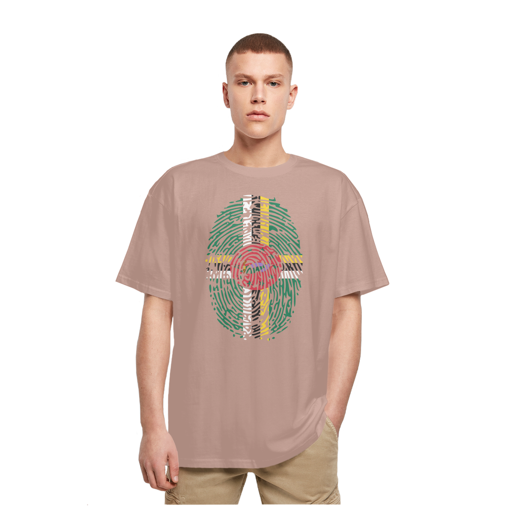 Dominica Fingerprint Heavy Oversized T-Shirt