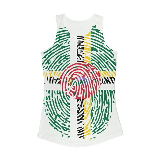 Dominica Fingerprint Women Performance Tank Top