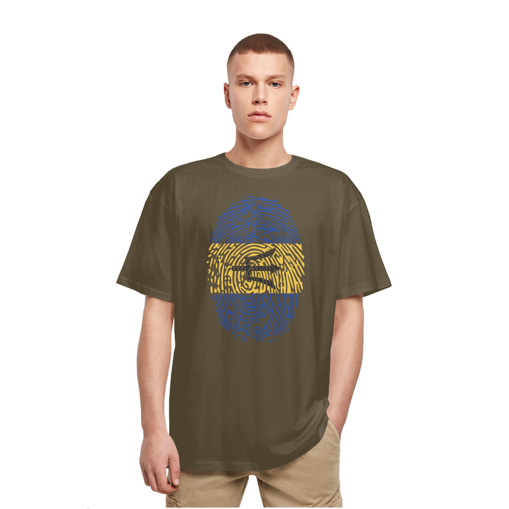 Barbados-Fingerprint Heavy Oversized T-Shirt