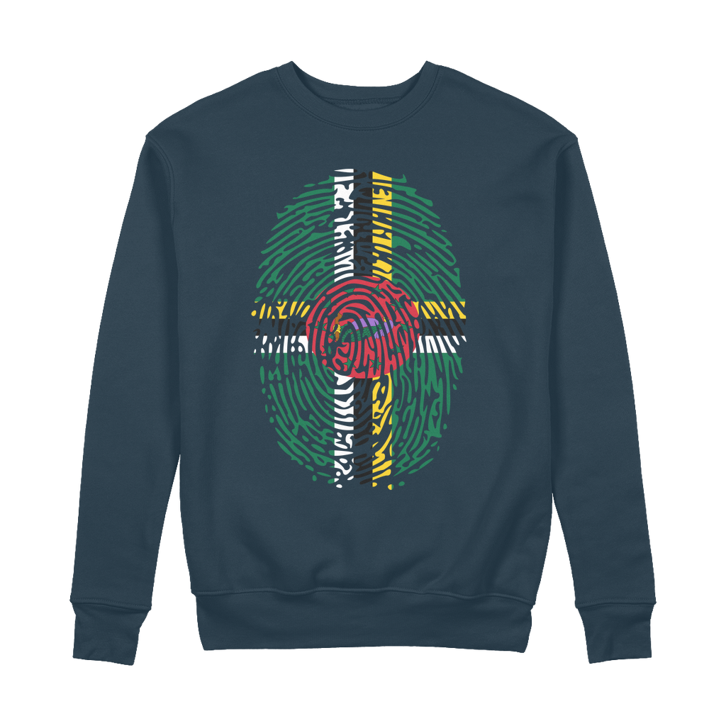 Dominica Fingerprint 100% Organic Cotton Sweatshirt
