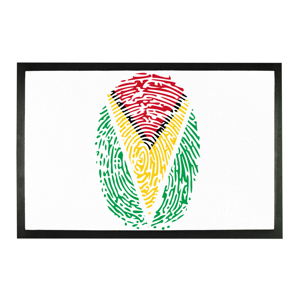 Guyana-Fingerprint Sublimation Doormat